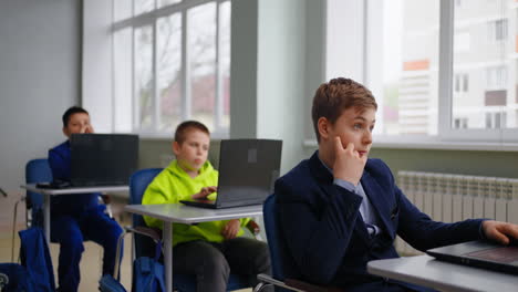 students in a classroom