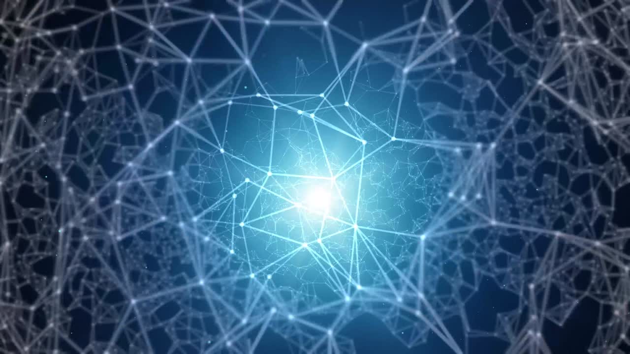 hiper salto a otra galaxia. velocidad de la luz, rayos de neón brillantes en movimiento. hermosos fuegos artificiales, explosión colorida, big bang. moviéndose a través de las estrellas. bucle sin costuras