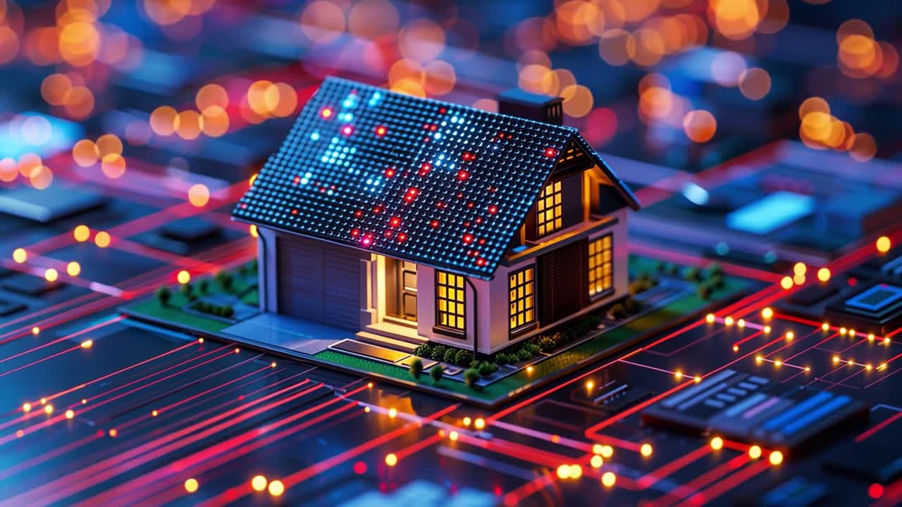 Smart Home Technology Concept