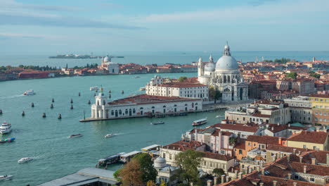 Zeitraffer-Des-Canal-Grande-Von-Venedig-In-Italien