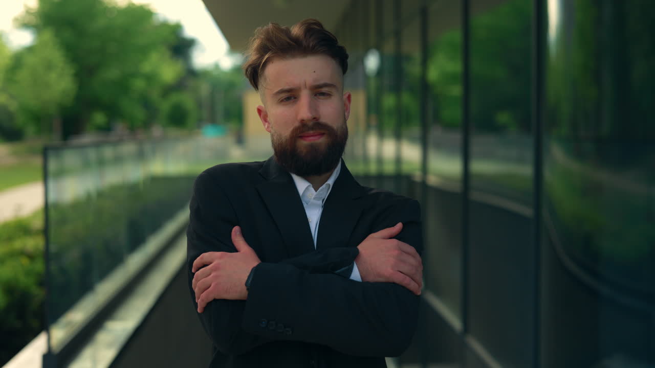 Retrato de un hombre de negocios