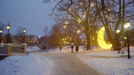 Riga-city-of-Latvia-in-the-month-of-January