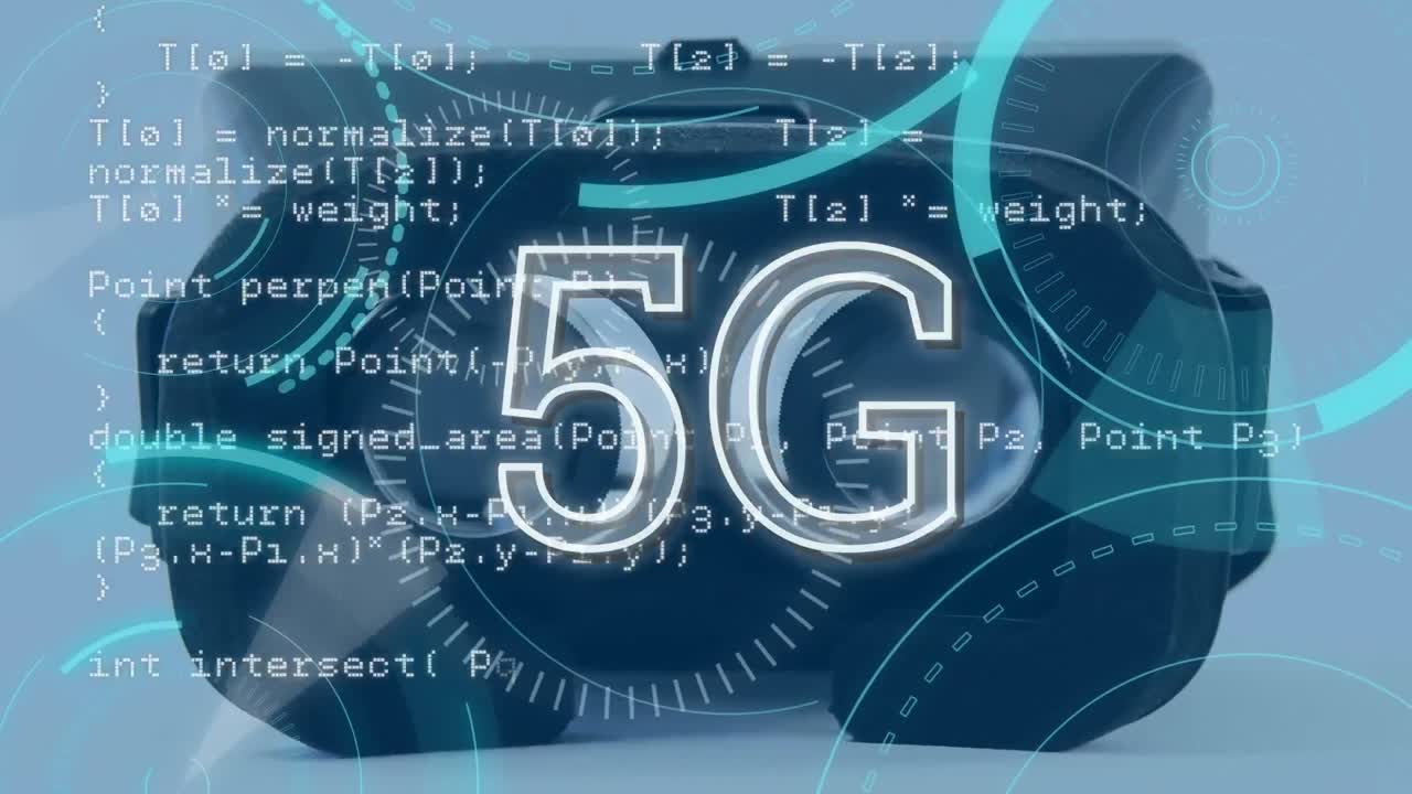 5g 속도의 가상 현실 헤드 ⁇