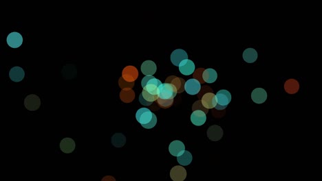distribución de la partícula de color retro y movimiento de bokeh, fondo abstracto