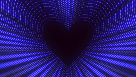 Neon-blue-hearts-in-spiral