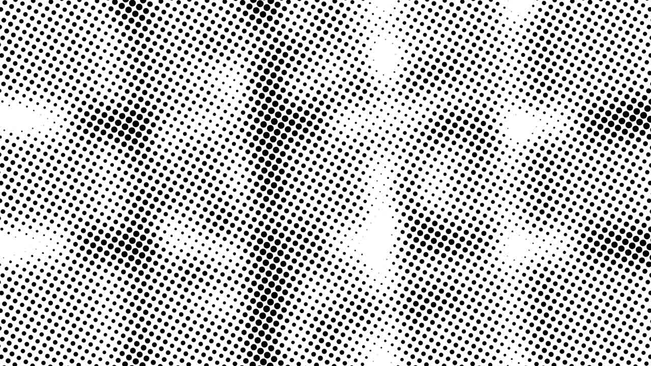 medio tono de muchos puntos, fondo abstracto generado por computadora, fondo de renderización 3d con efecto de ilusión óptica