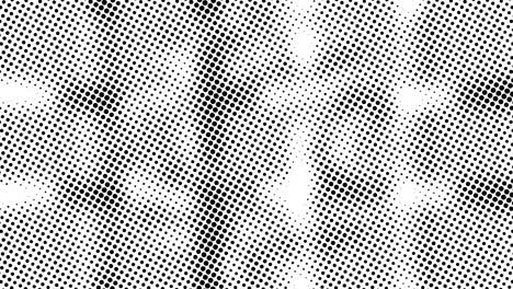 halve toon van veel punten, computer gegenereerde abstracte achtergrond, 3d-rendering achtergrond met optische illusie-effect