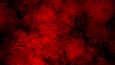 Animación-De-Fondo-Rojo-Grunge-Manchado