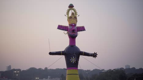 dussehra festival - burning ravana effigies in mumbai, religion in india