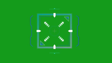 procesamiento de gráficos de movimiento de pantalla verde digital