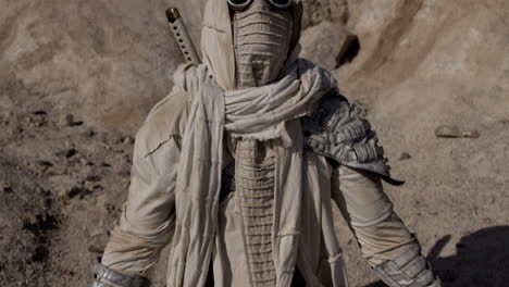 post-apocalyptic desert warrior