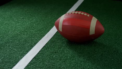 american football on artificial turf 4k