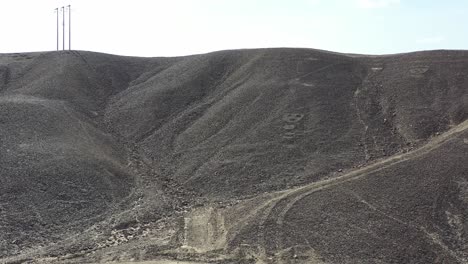 Geogliph-In-Palpa-Lines-Nazca-Peru---Drone-Uhd