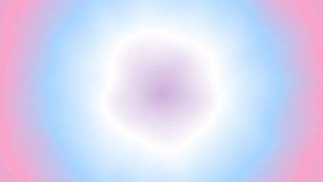 fondo de gradiente de color pastel radial abstracto con ondas de estilo líquido con púrpura, azul y rosa y blanco. animación de video de bucle sin costuras