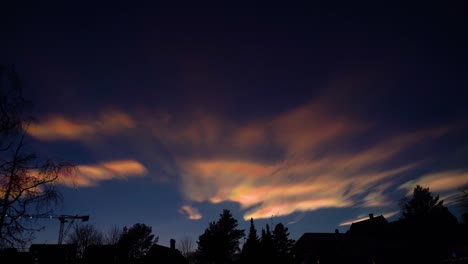 witness the rare beauty of mother-of-pearl clouds with vibrant iridescent hues dancing across norway’s skies, captured in stunning detail to showcase this mesmerizing atmospheric phenomenon.