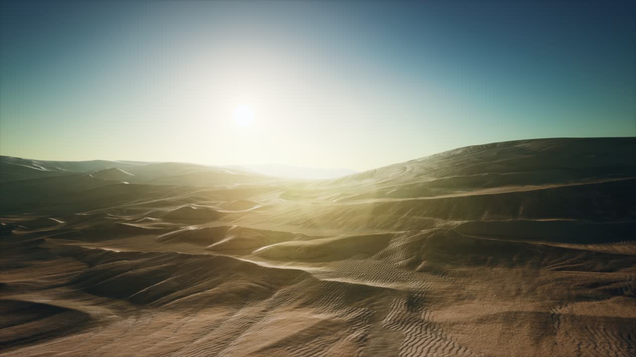 Bellissime dune di sabbia nel deserto del Sahara