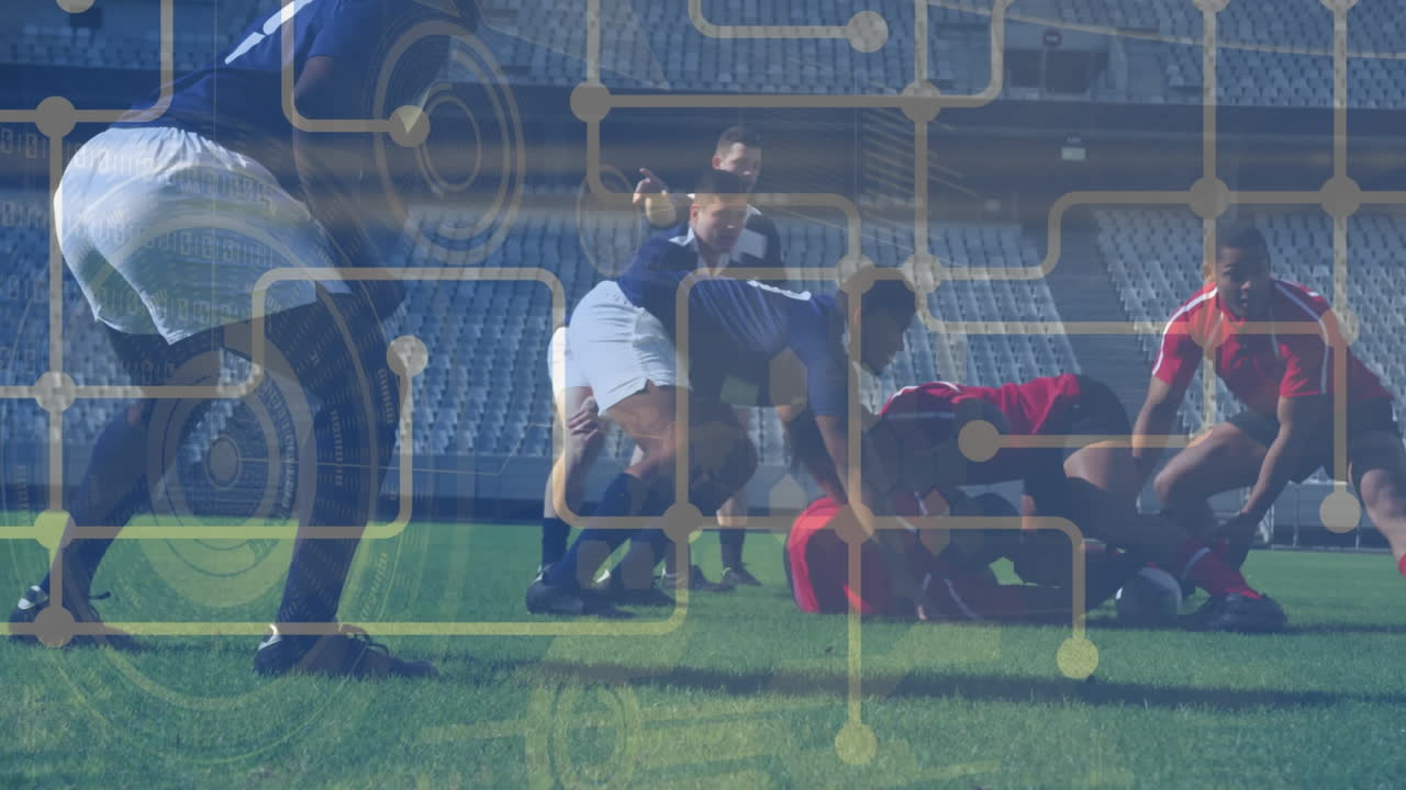 축구 선수들에 대한 연결 네트워크의 활성화