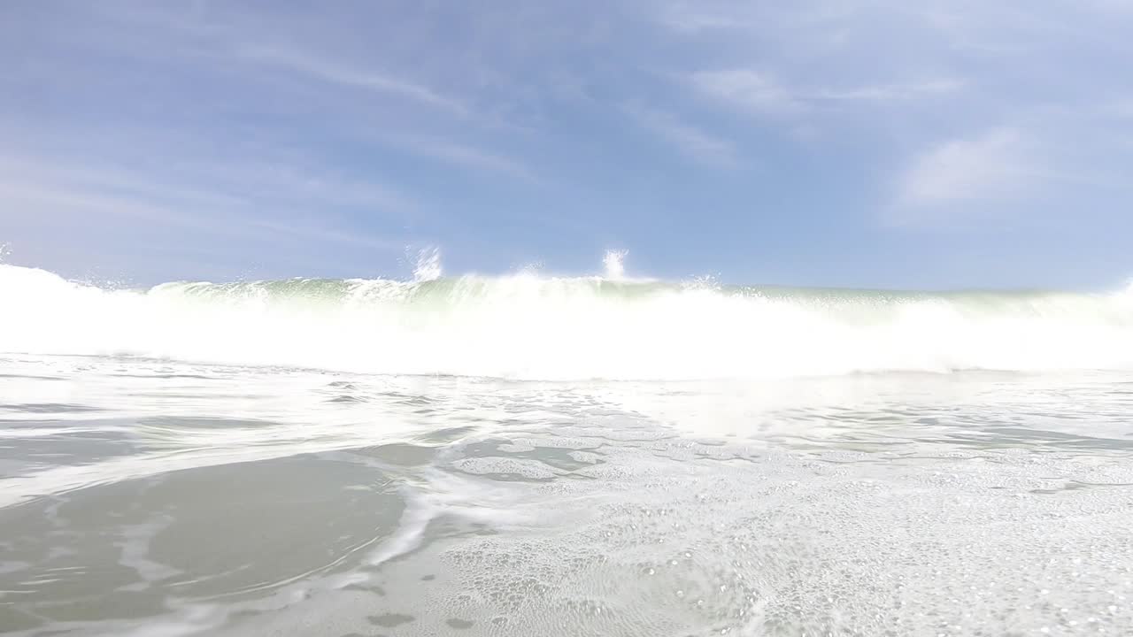 관점 - 푼타 로카스 해변에서 수영하기, 리마에 위치한 잘 알려진 서퍼의 해변, 당?