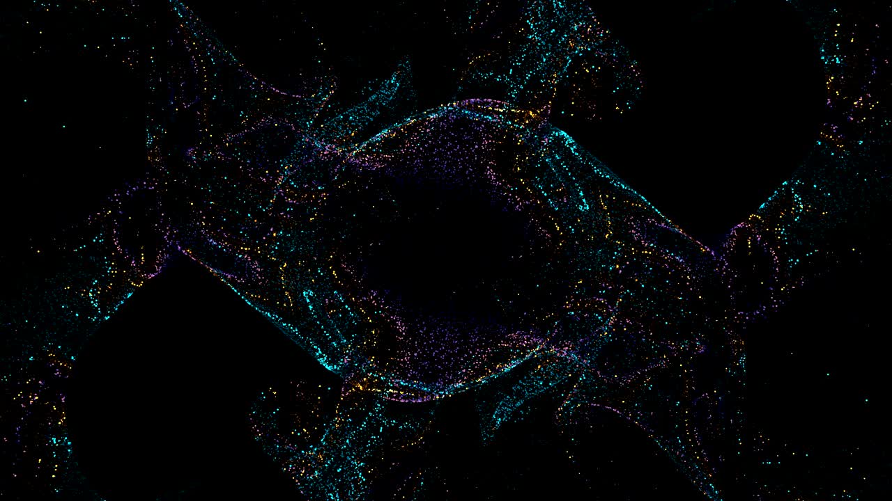 Glossy Particles Background