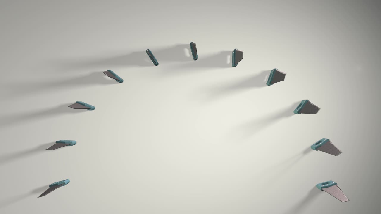 도구 키트에는 saw, rotation, realistic animation, shop, maintenance, repair, show loop carousel, white background, loop 등이 포함되어 있습니다.