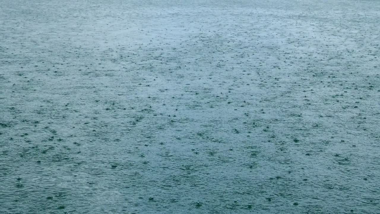 Rainy Season in Tropical Countries. Tropic Rain in Wet Season in Thailand