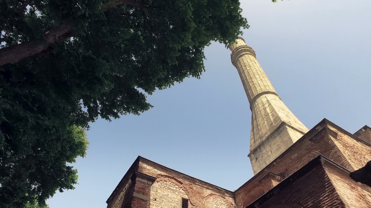 하기아 소피아 (hagia sophia) 과 이스탄불 구시가지의 미나레트