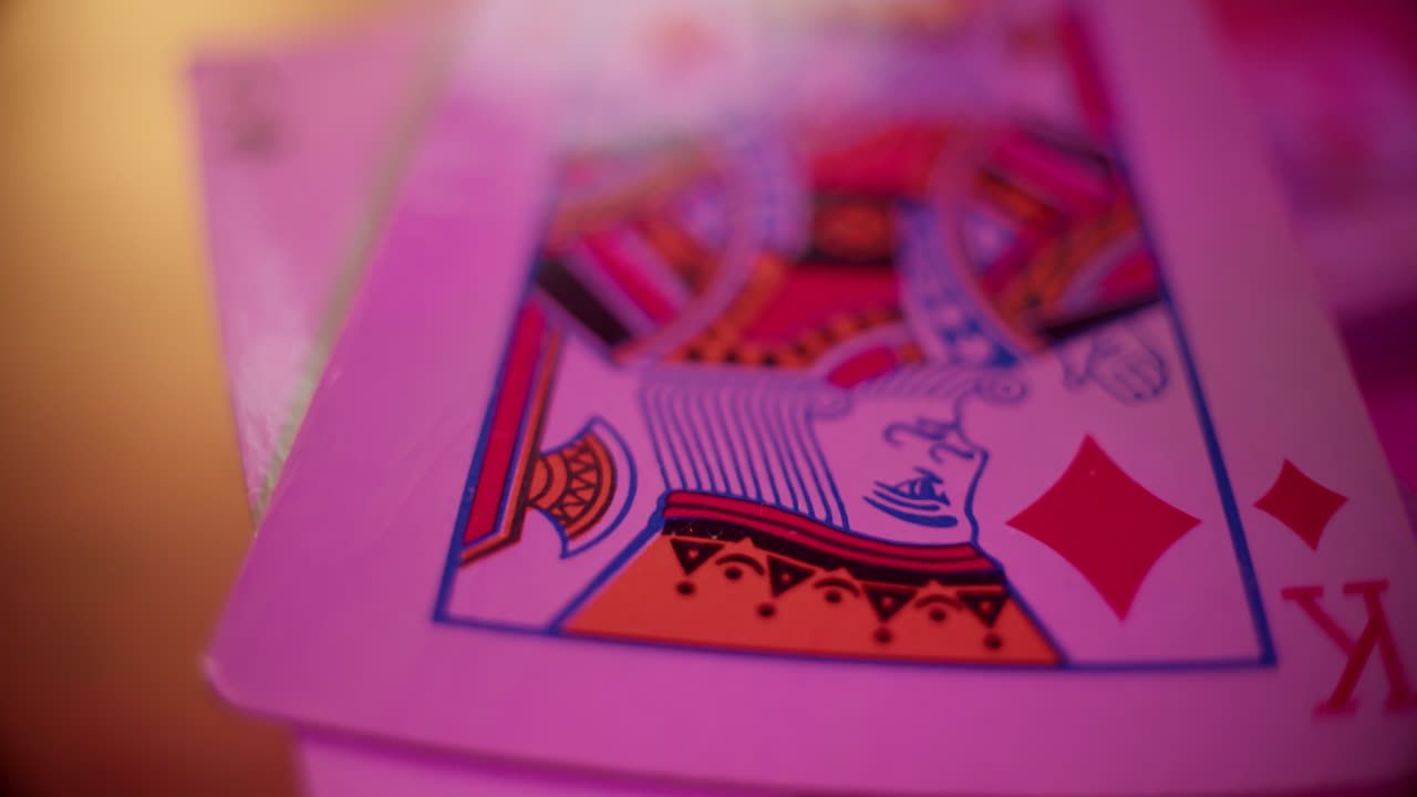 Close-up of Playing Cards