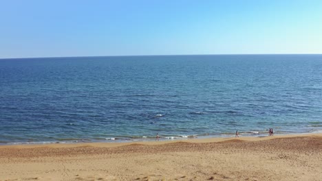 Aerial-view-of-natural-beach