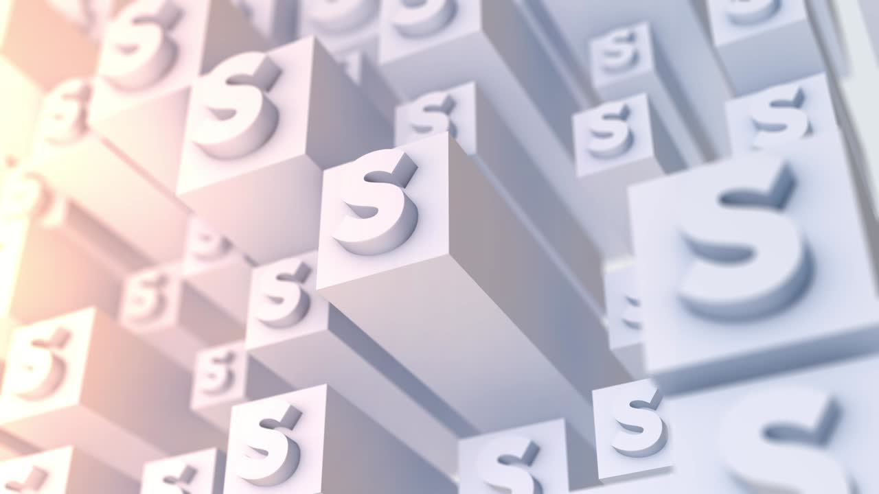 Letter S background (loopable)