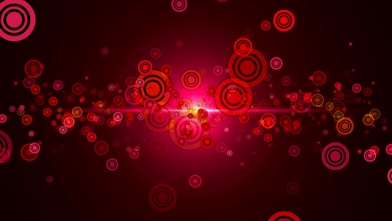 원과 스트로크를 가진 추상적인 배경