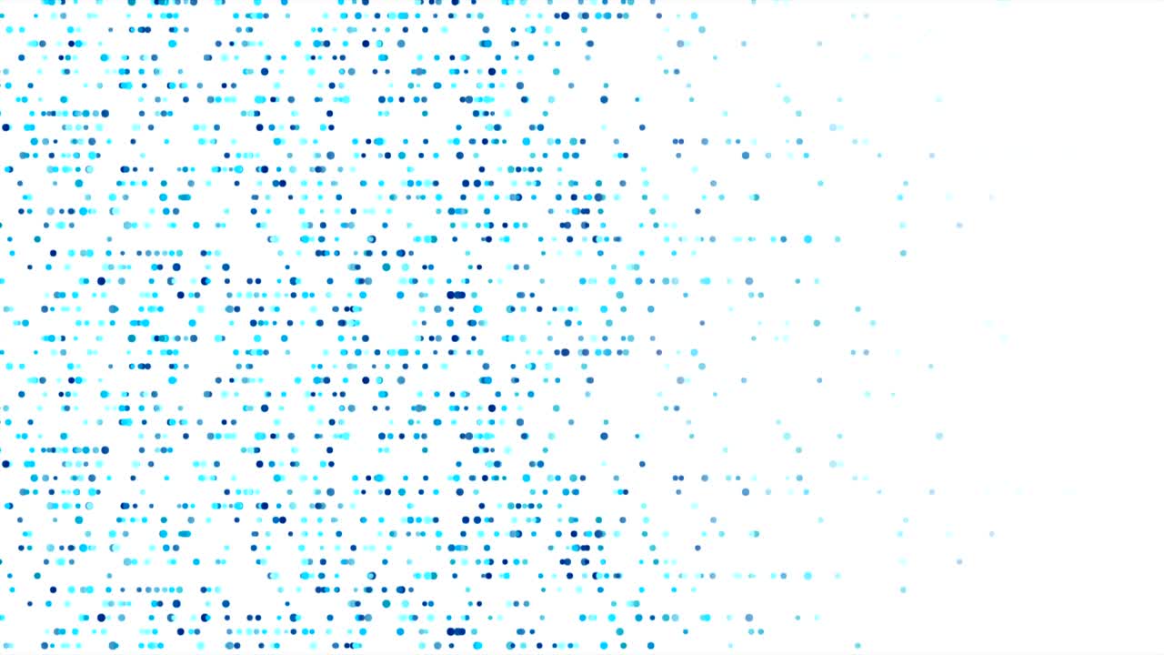 Abstract shiny motion background with blue dots