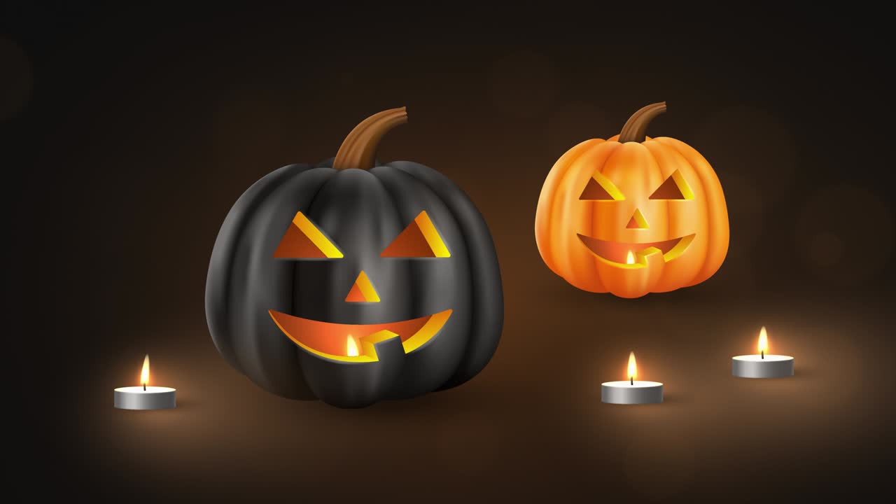 할로윈 킨스 4k 애니메이션