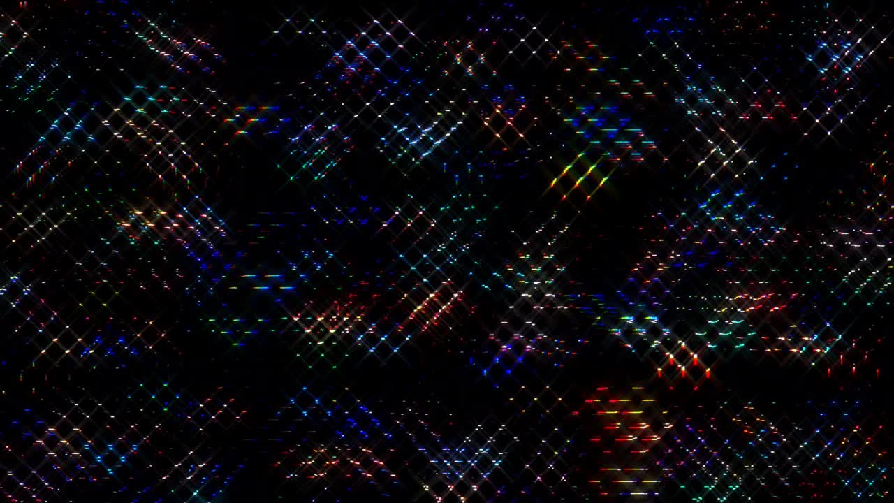 líneas brillantes que establecen movimiento de onda, color completo, sobre fondo negro