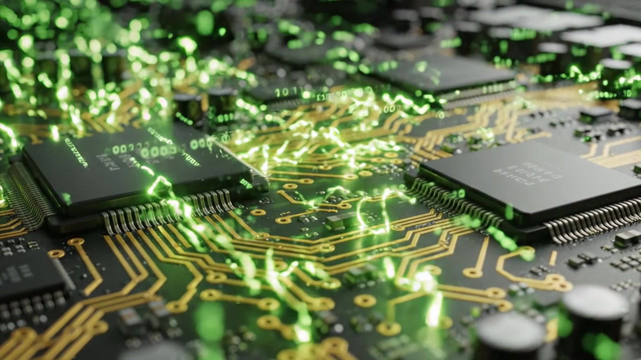 Exploration of Modern Circuitry: From Static Components to Dynamic Data Flow, Capturing the Transformation of Electronic Architecture in Two Stages