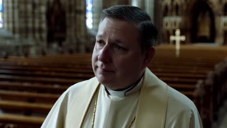 priest in church