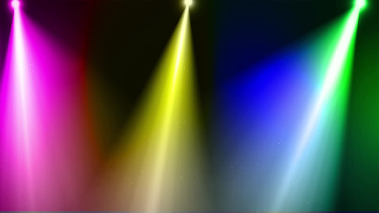 rainow spot light stage loop animation