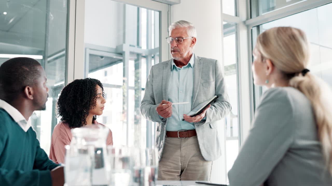 현대적 인 사무실 에서 사업 회의