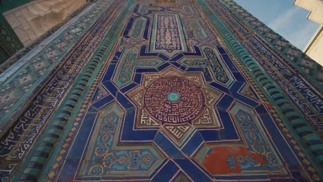 samarkand city shahi zinda mausoleums islamic architecture ceramic mosaics 32 of 51