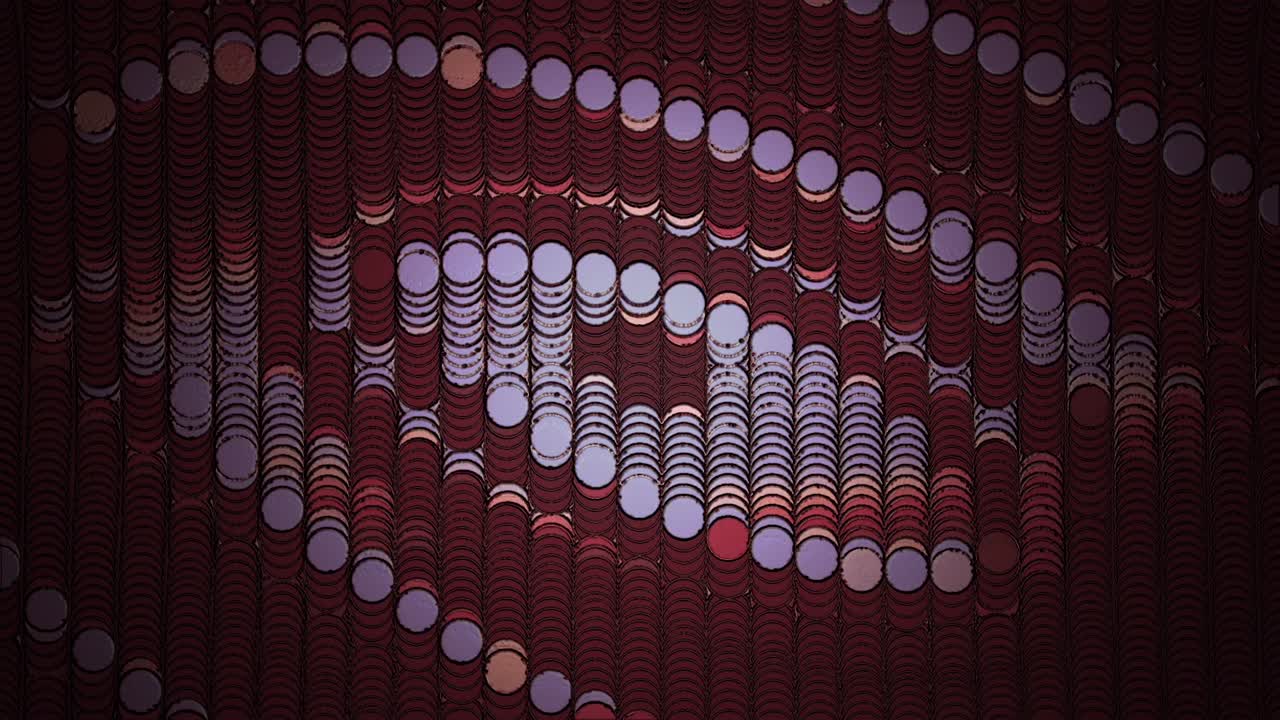 fondo abstracto pared de círculos