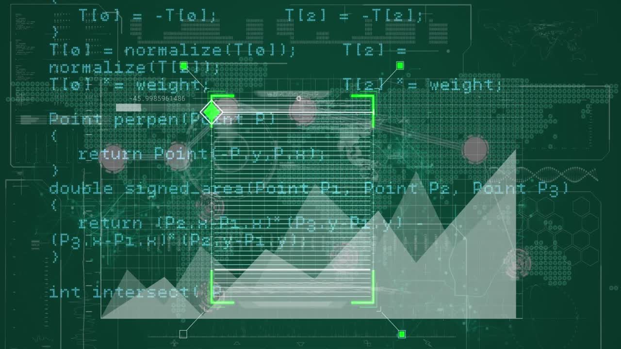 animación de las estadísticas y procesamiento de datos
