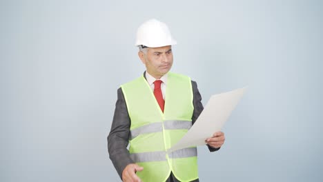 ingeniero al que no le gusta el proyecto.