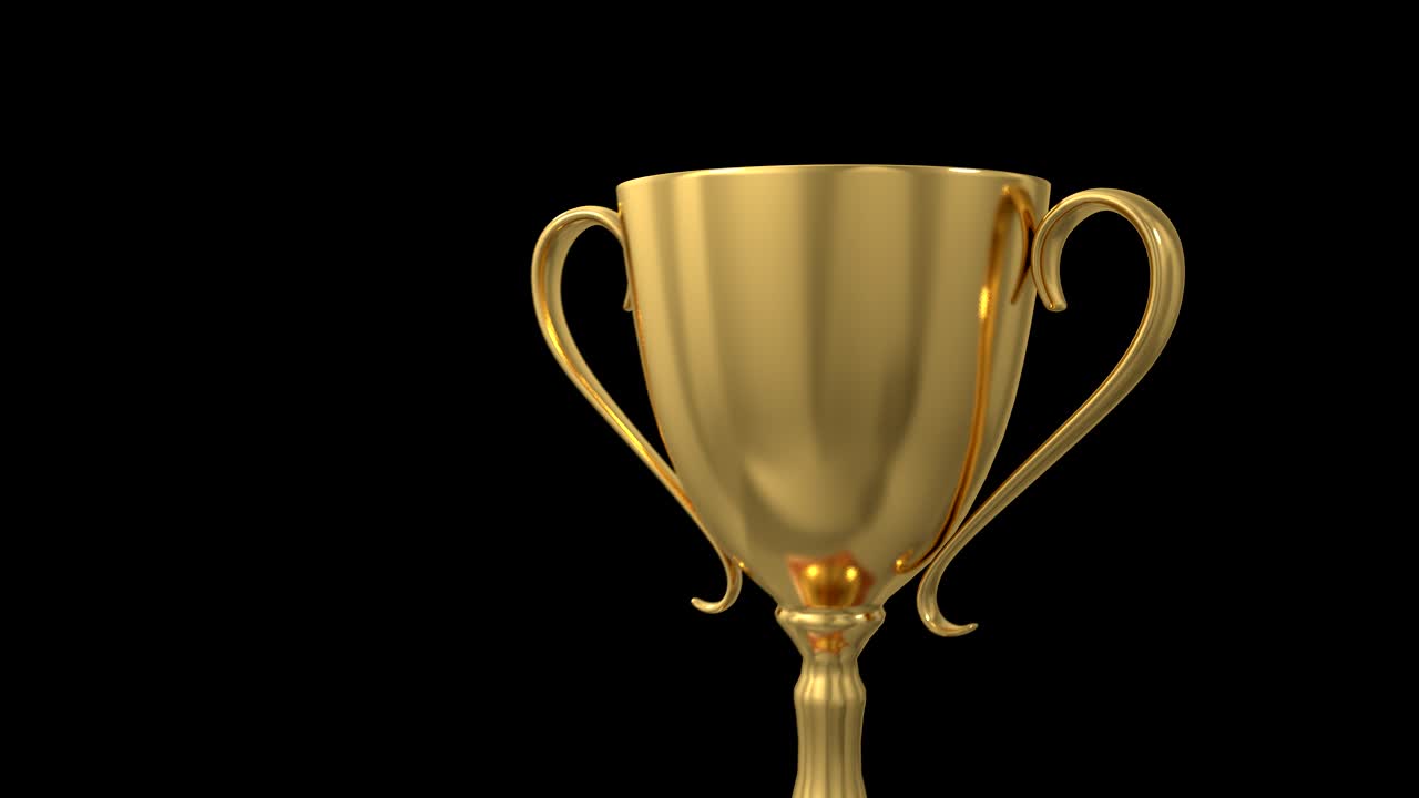 트로피 시상식 소개와 제목 텍스트의 공간 후보 4k