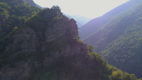 flying around sharp rocks