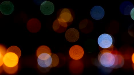 abstract night lights zoom background