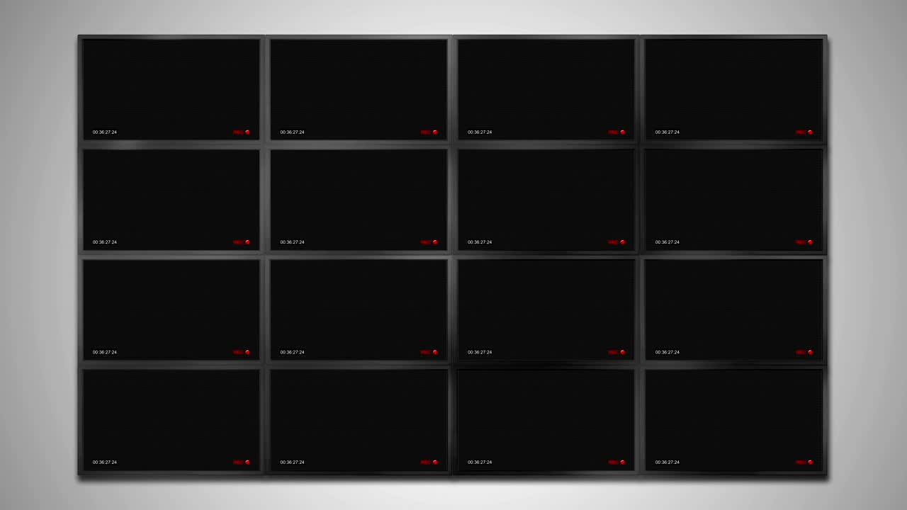 pantalla de monitoreo de cctv para la seguridad