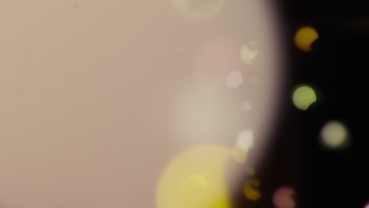 guirnaldas, deslumbramiento, fuera de foco y en foco