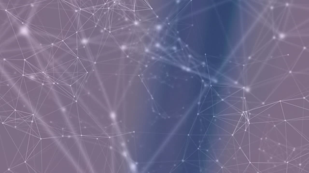 animación de la red de conexiones sobre un fondo gris