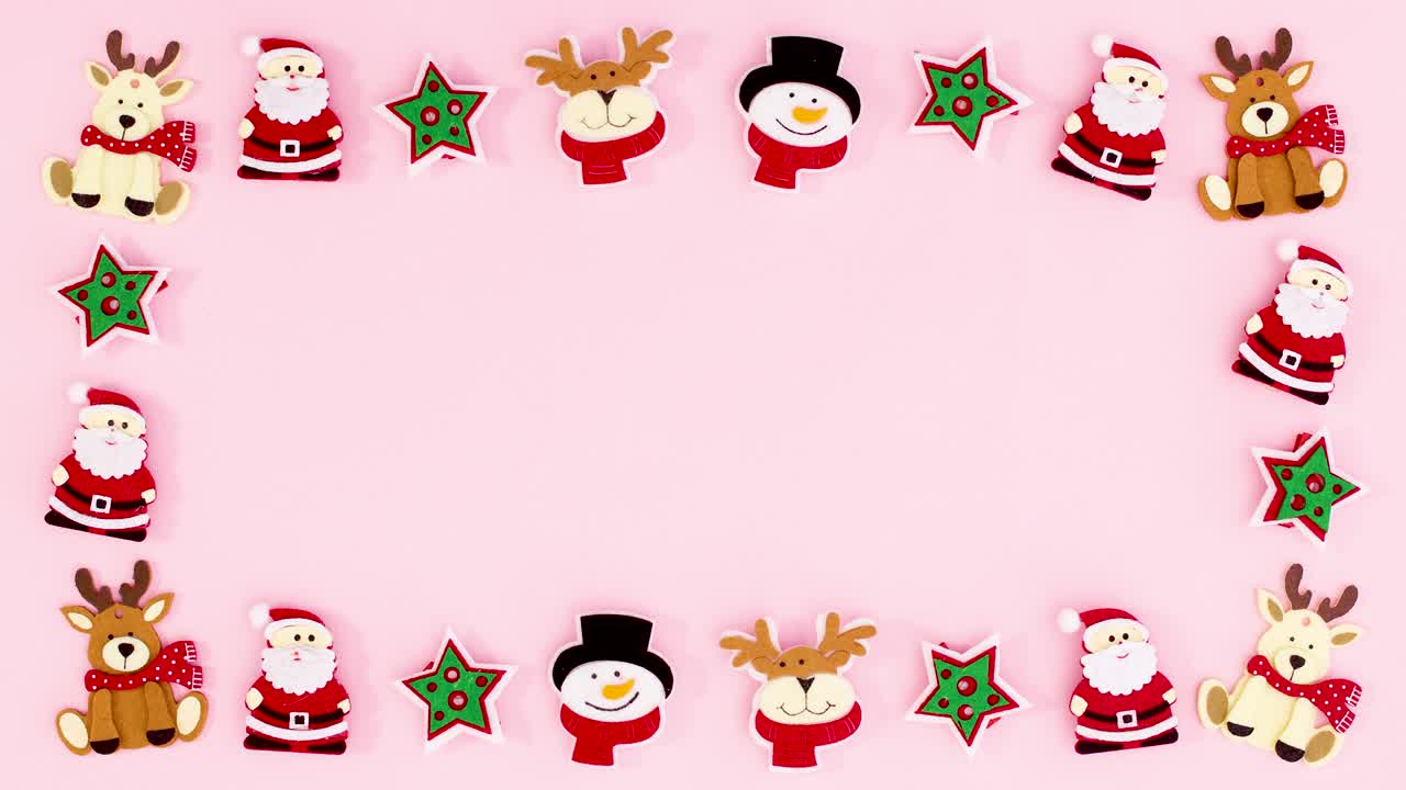 texto de feliz navidad escribe dentro del marco de navidad.