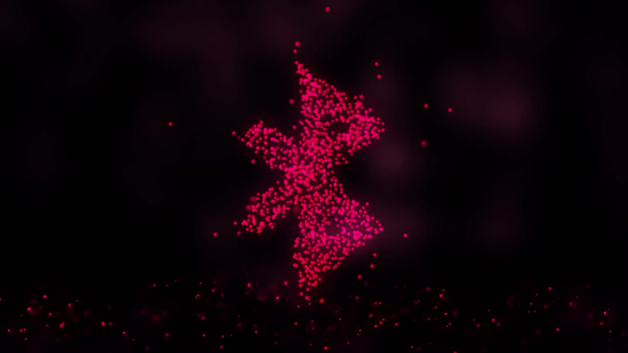 Pink Bluetooth Symbol
