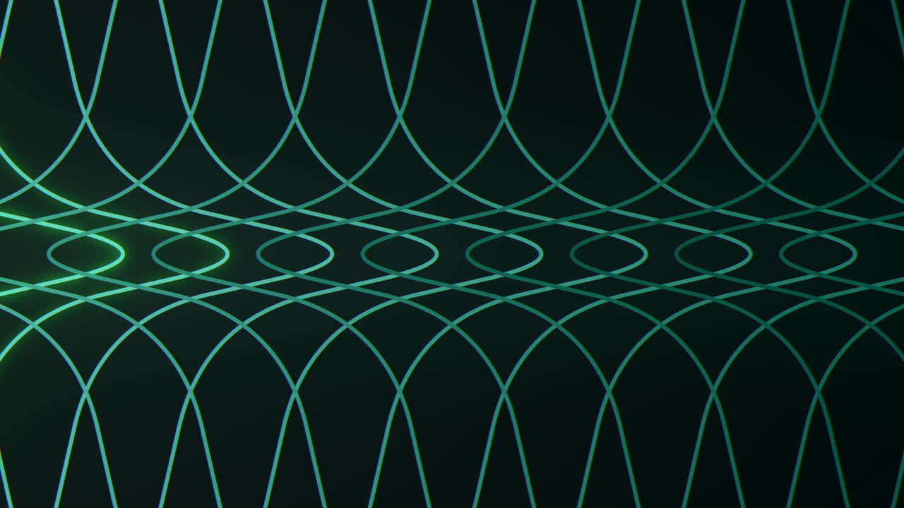 지그자그 로 된 파란색 선 들 은 대담 한 흑백 줄무 패턴 에 미래주의적 인 감각 을 더 한다